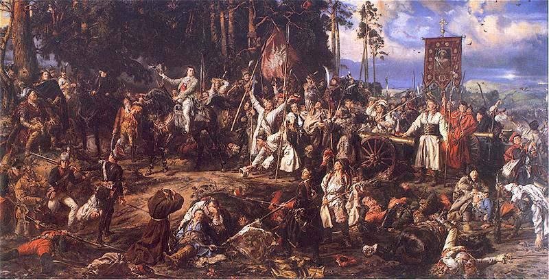 Jan Matejko The Battle of Raclawice, a major battle of the Kosciuszko Uprising Germany oil painting art
